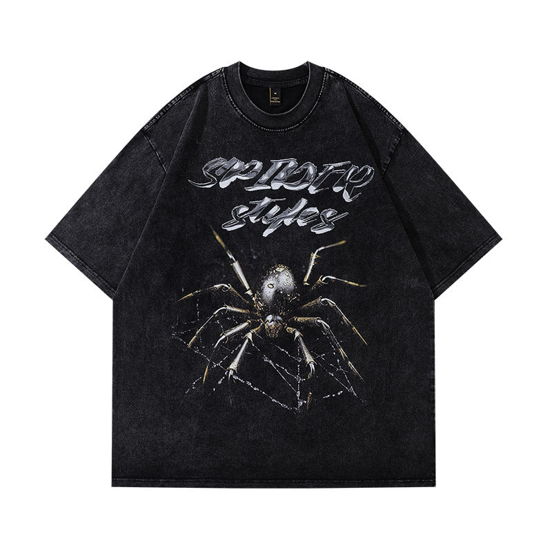 Men's T-Shirt Printed Short-Sleeved T-shirt for Men and Women