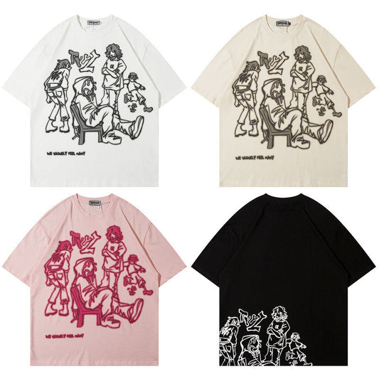 Men's T-Shirt Short-Sleeved T-shirt for Men and Women
