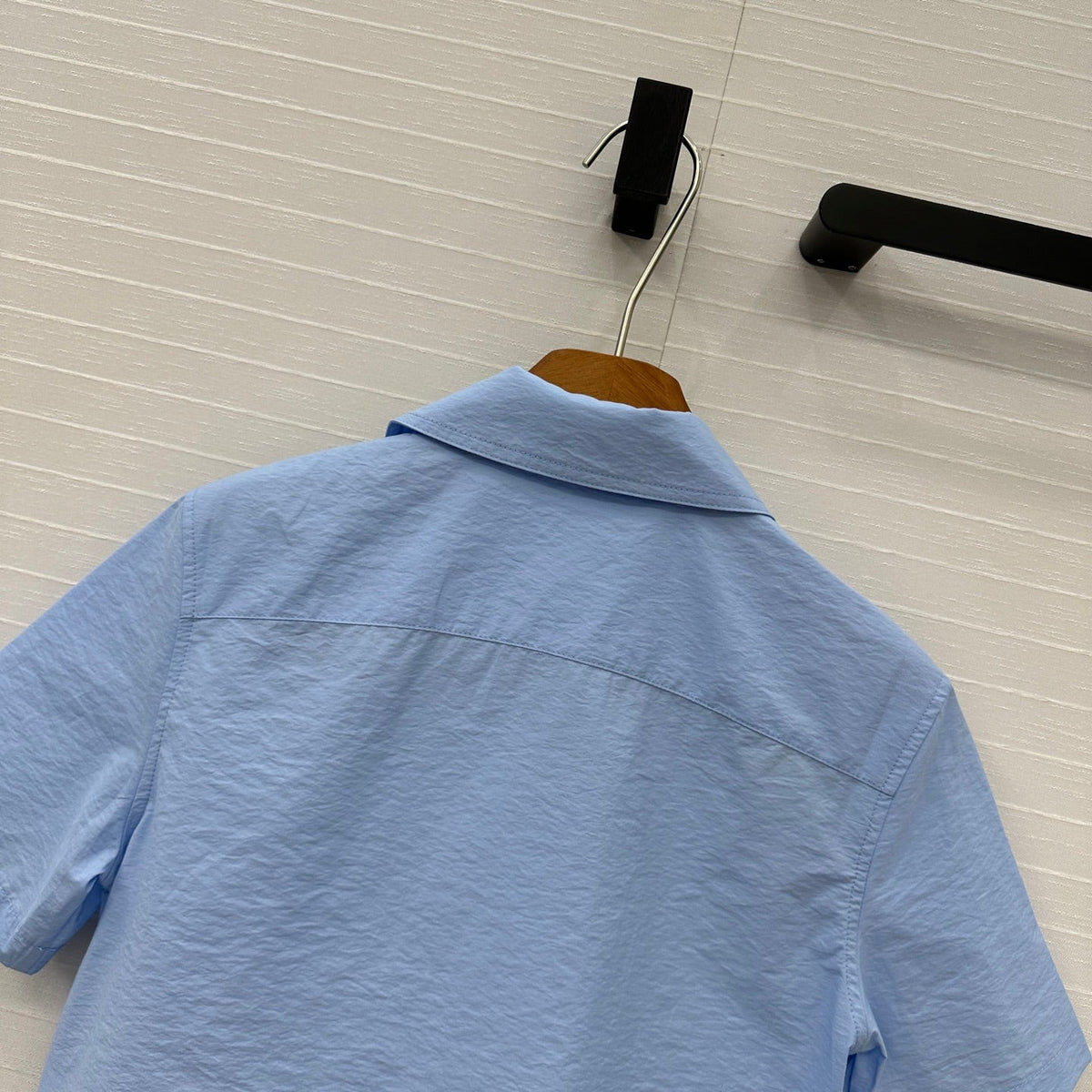 Loewe Short-sleeved Shirt Blue Cotton