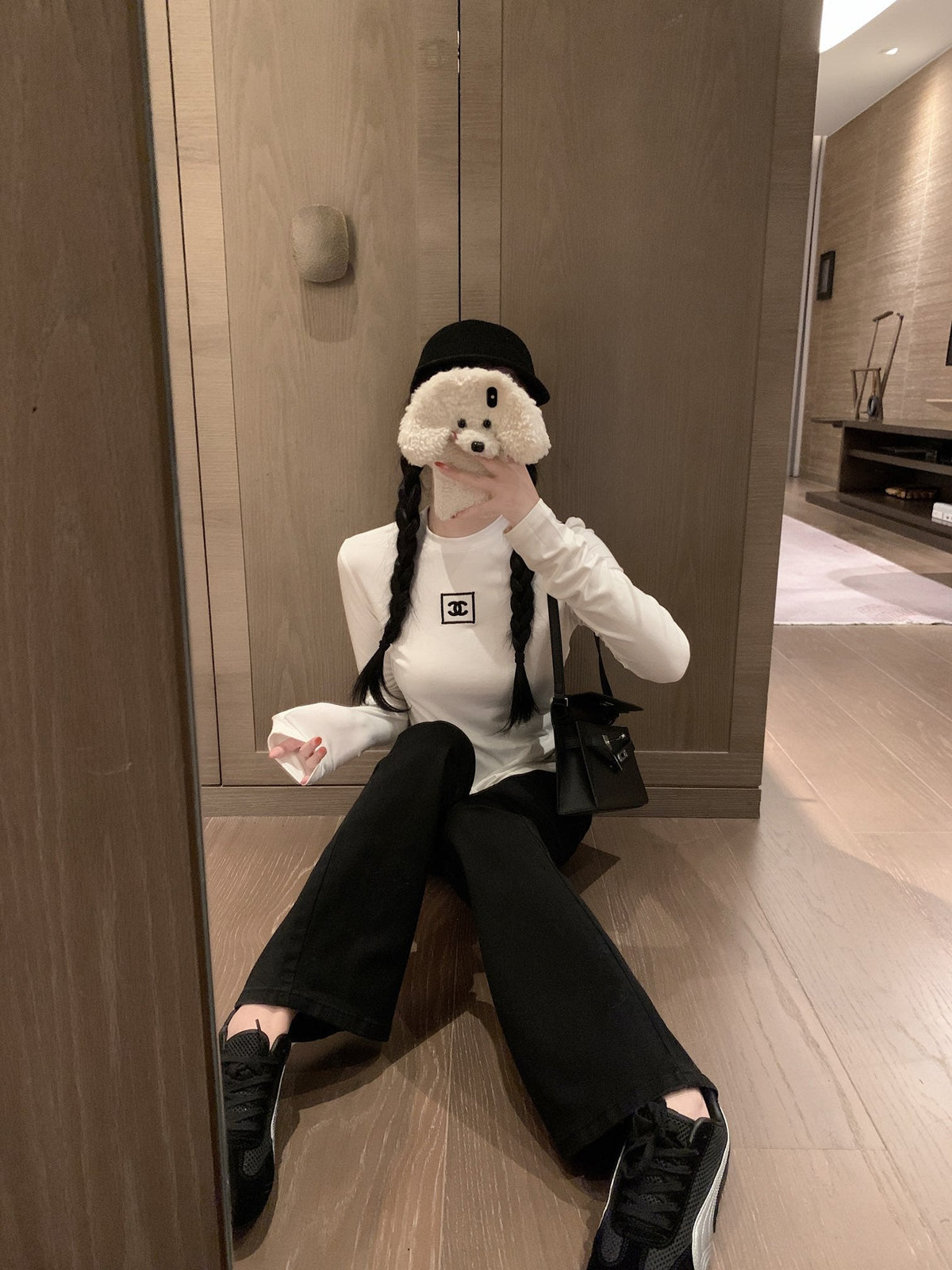 CHANEL 25S LONG SLEEVE T SHIRT STYLE 104