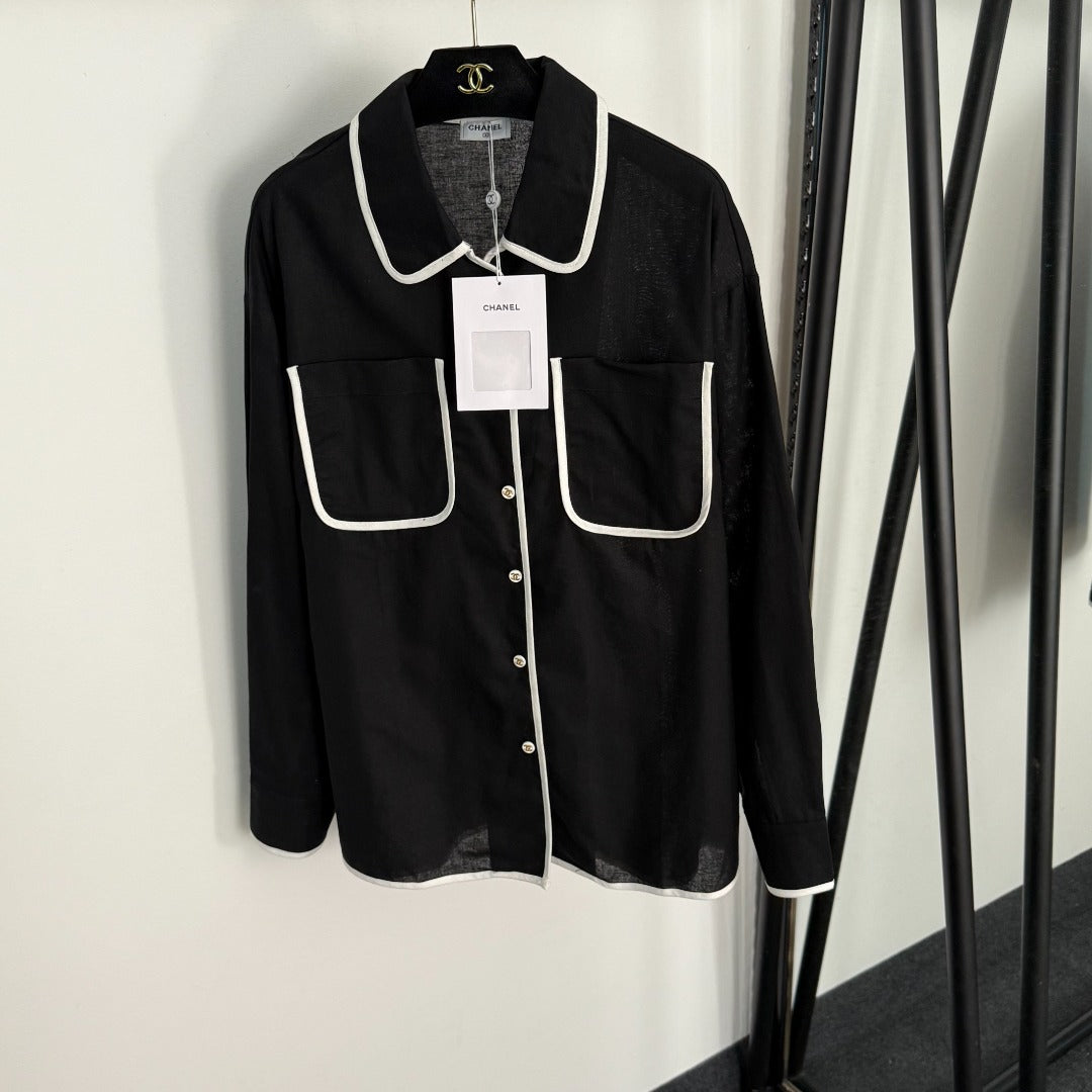 CHANEL 25S LONG-SLEEVE SHIRT STYLE 127