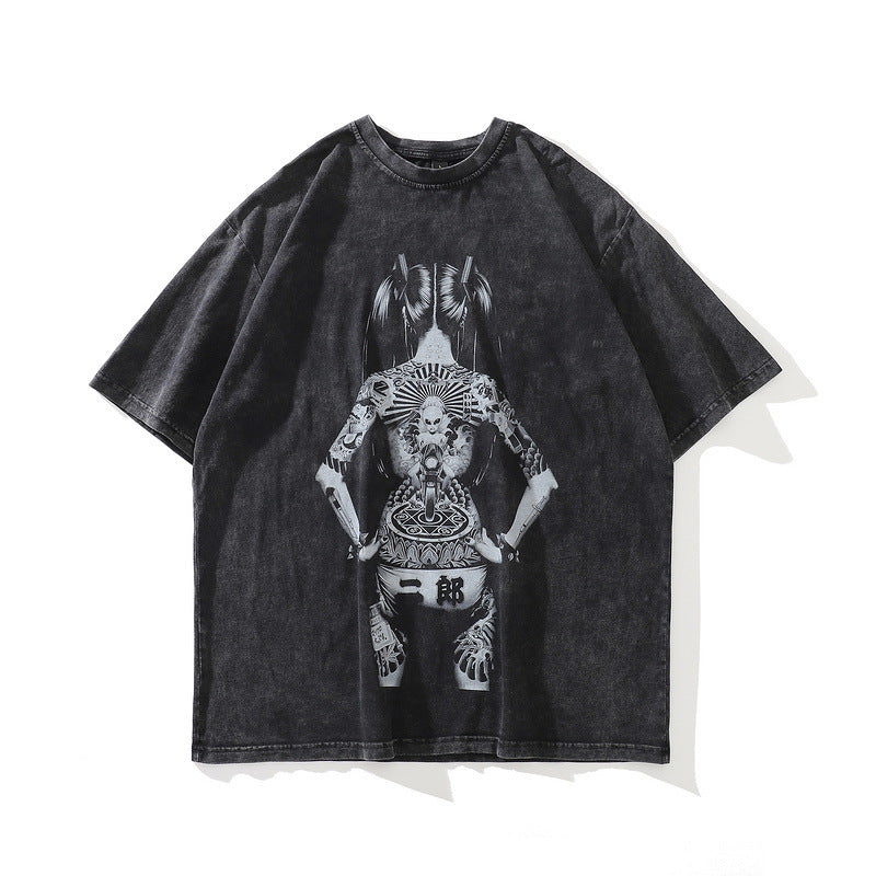 Men's T-Shirt Printed Short-Sleeved T-shirt