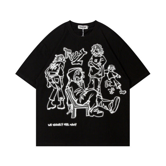Men's T-Shirt Short-Sleeved T-shirt for Men and Women