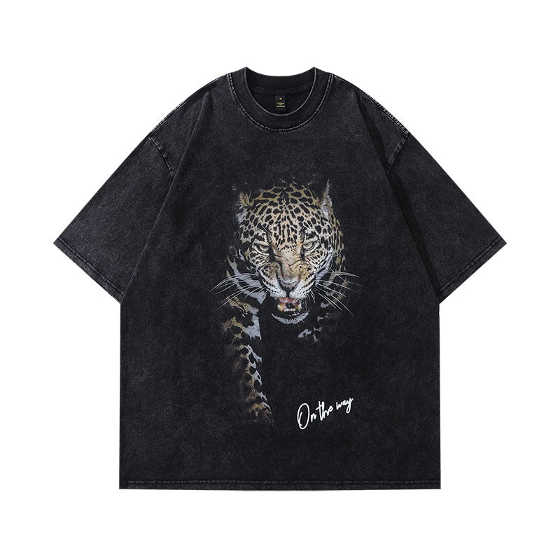 Men's T-Shirt Printed Short-Sleeved T-shirt for Men and Women