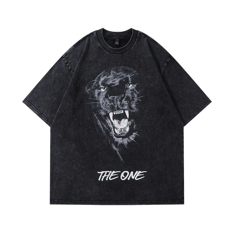 Men's T-Shirt Printed Short-Sleeved T-shirt for Men and Women