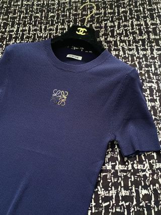 Loewe 25 Slim Sleeved T-Shirt Tencel