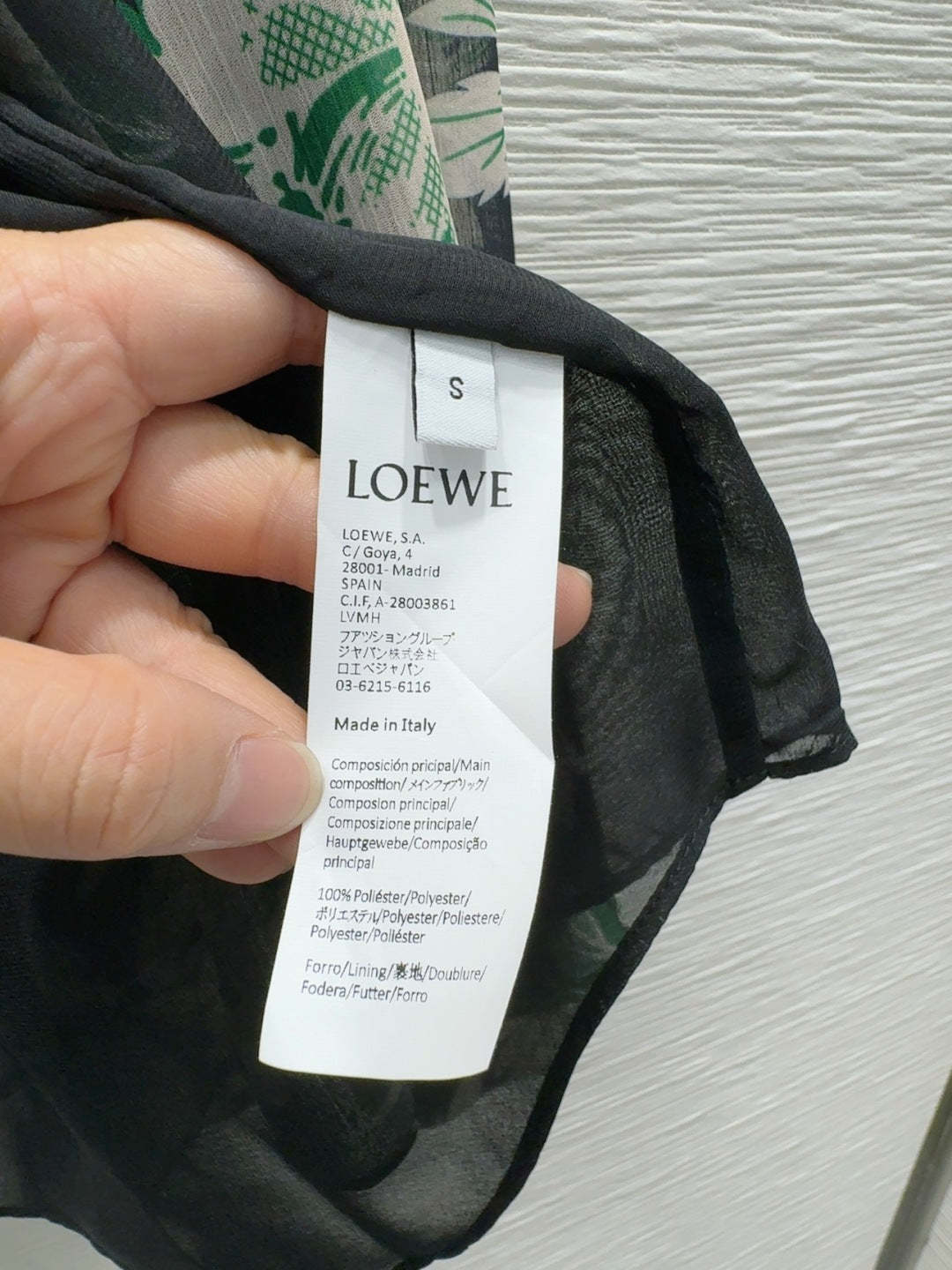 Loewe 2025 Floral Shirt Polyester Fiber
