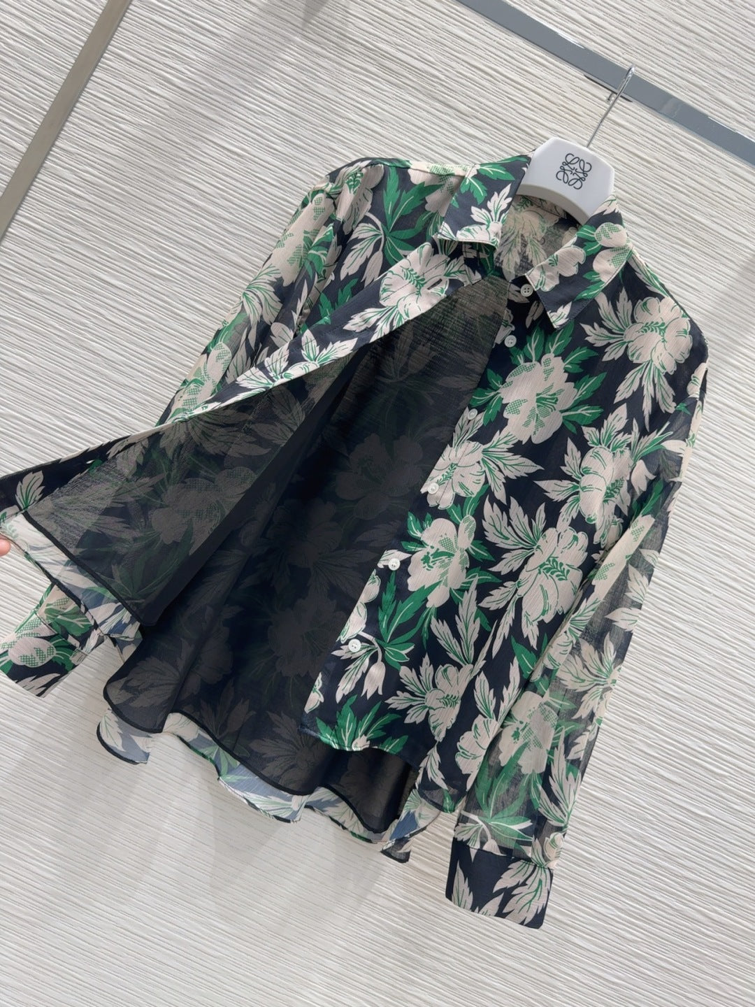 Loewe 2025 Floral Shirt Polyester Fiber