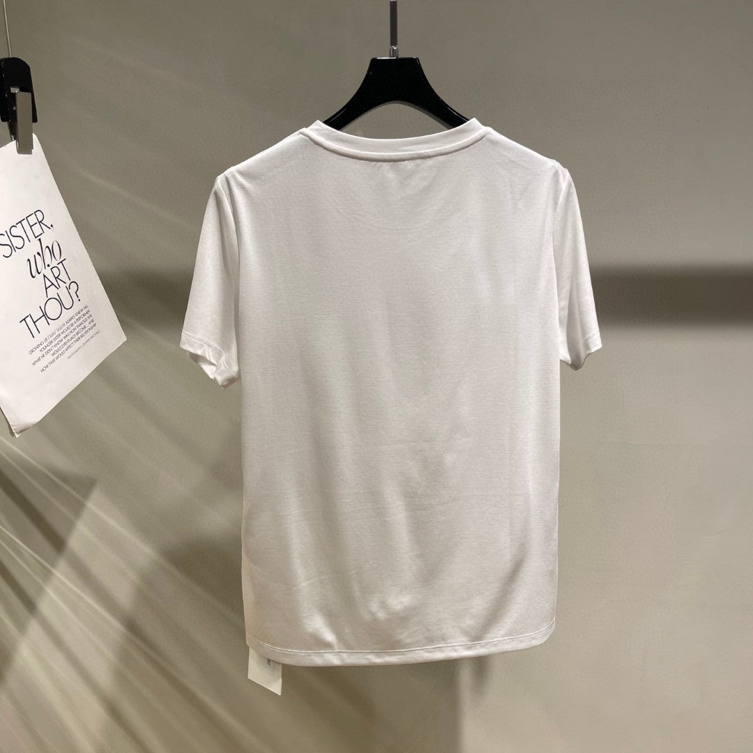 Loewe 25 Three-dimensional Beaded T-shirt Cotton