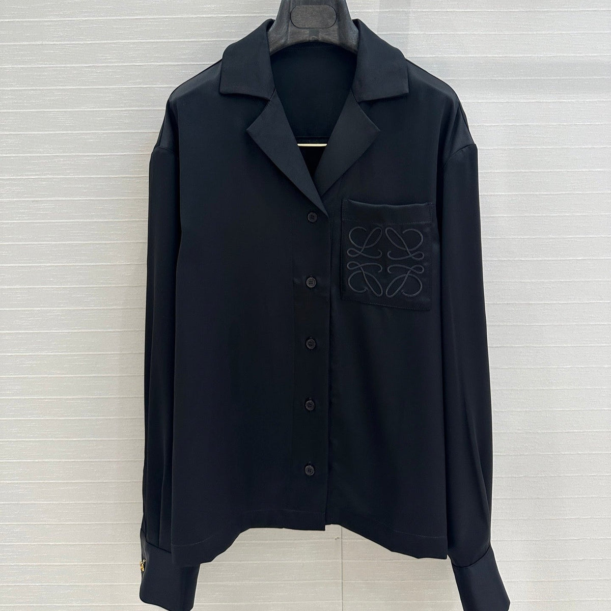 Loewe Shirt Black Acetate Fiber