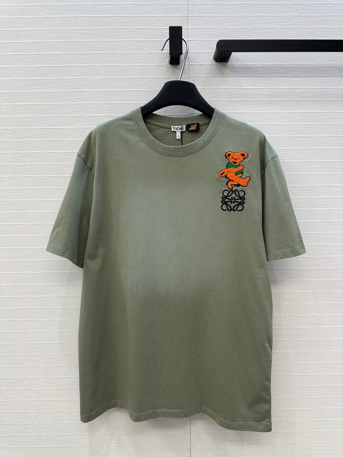 LOEWE SHORT-SLEEVE T-SHIRT IN MATCHA GREEN