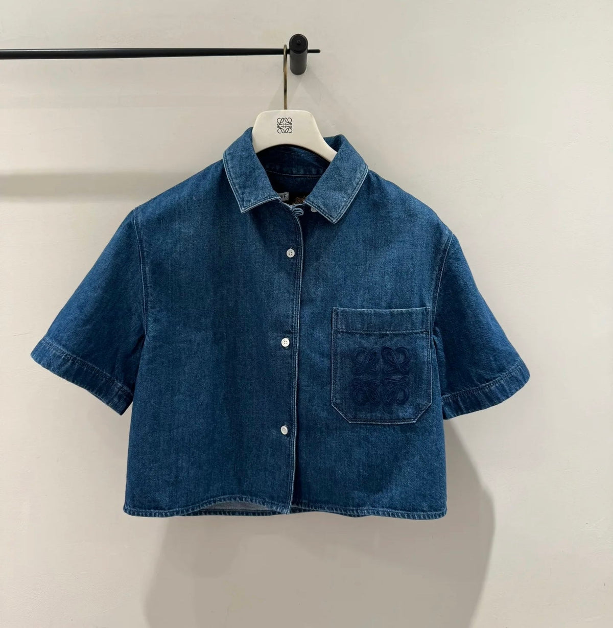 Loewe Denim Shirt Jacket Blue Cotton