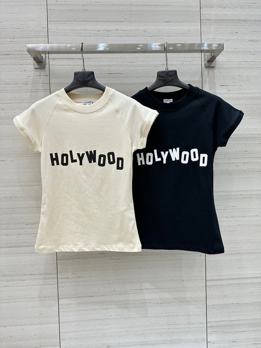 Loewe 25 Shhot Sleeved T-shirt Cotton