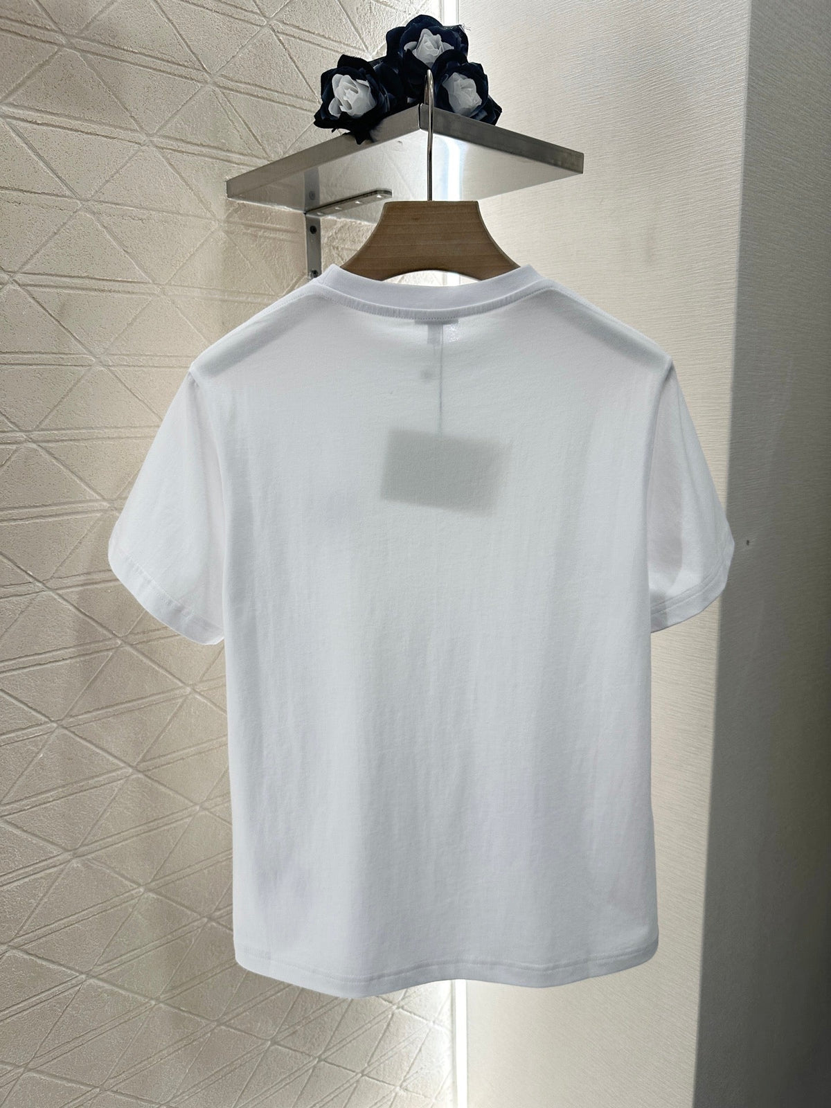 LOEW 25S EMBROIDERED FLOWER T-SHIRT TEE 265626