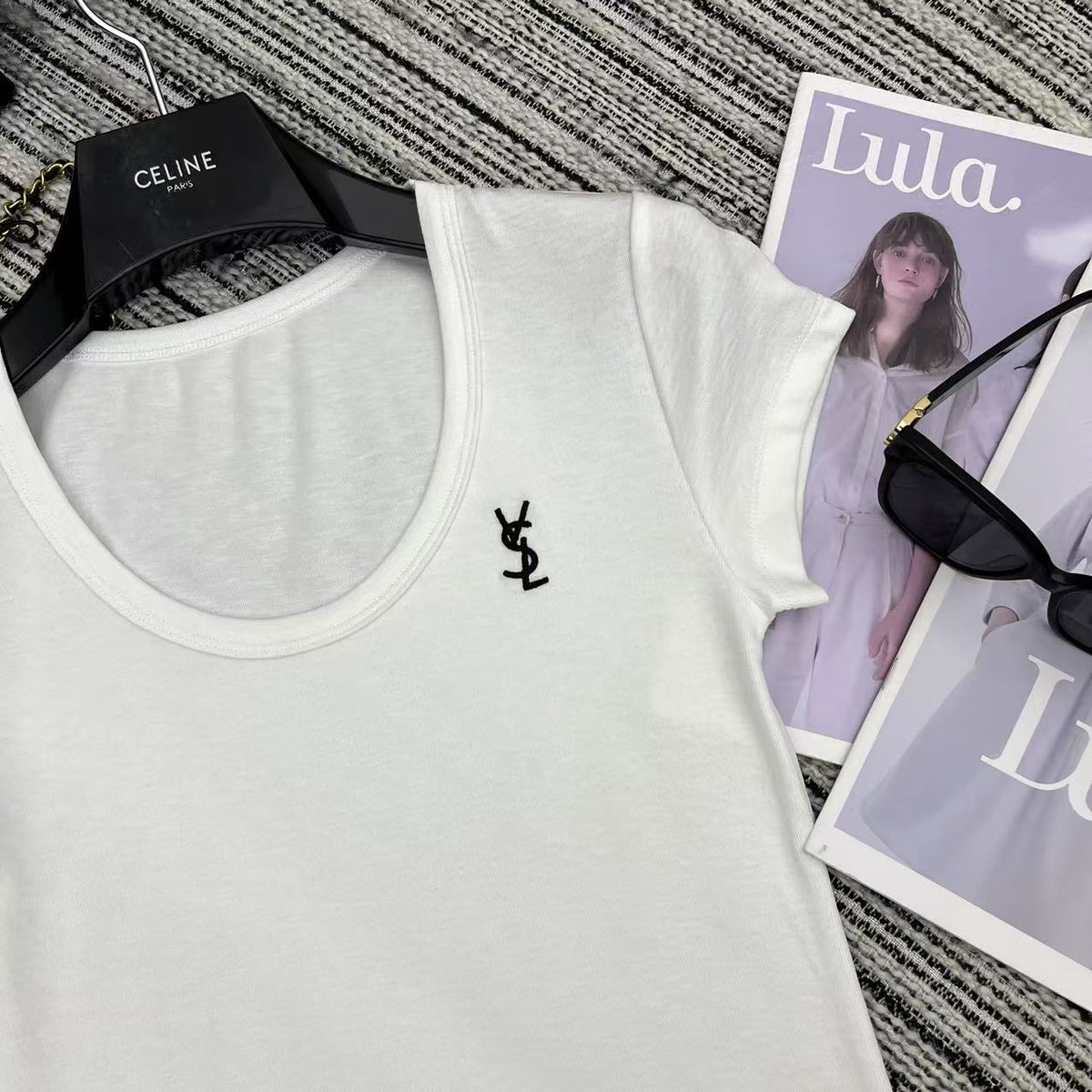YSL T- Shirt White 228404