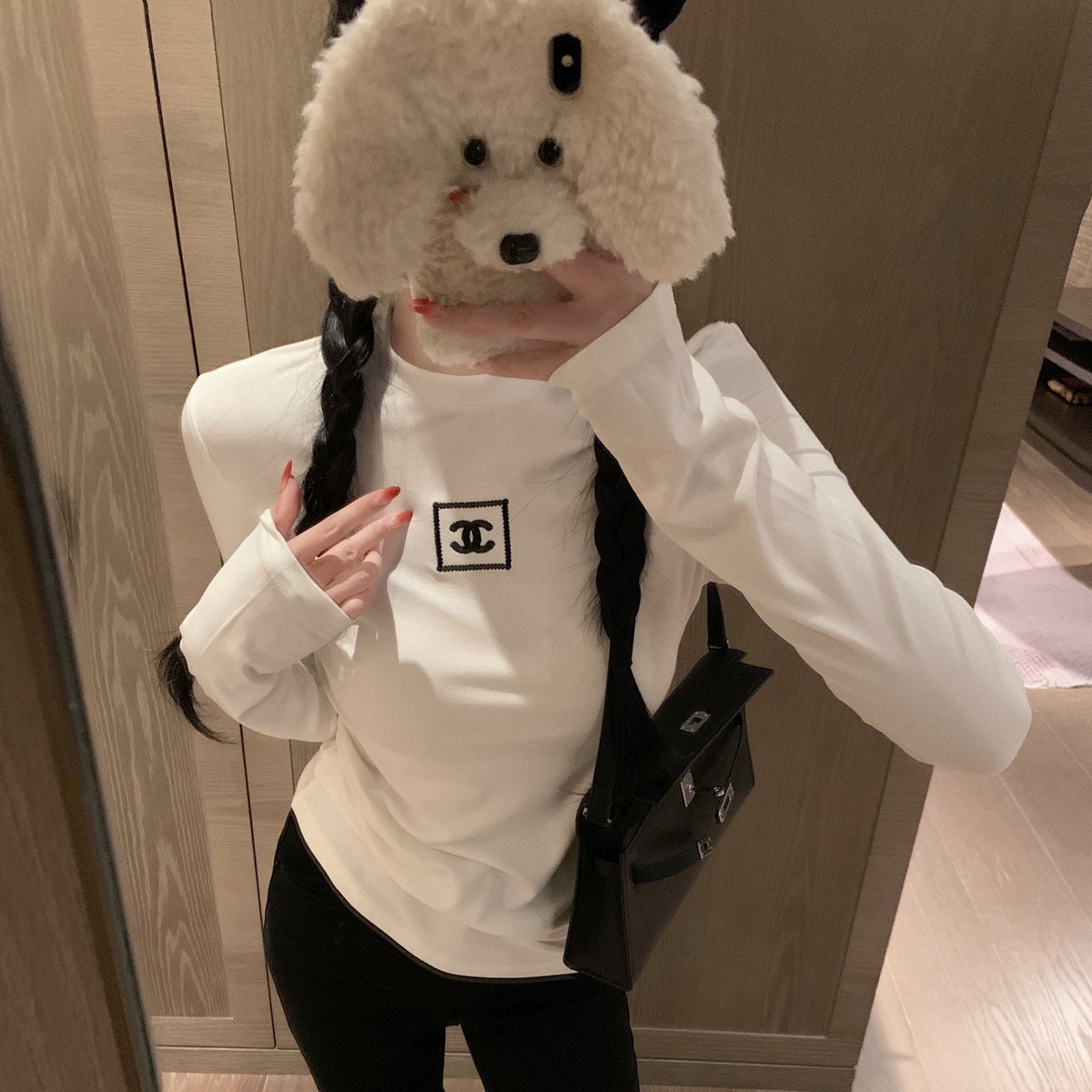 CHANEL 25S LONG SLEEVE T SHIRT STYLE 104