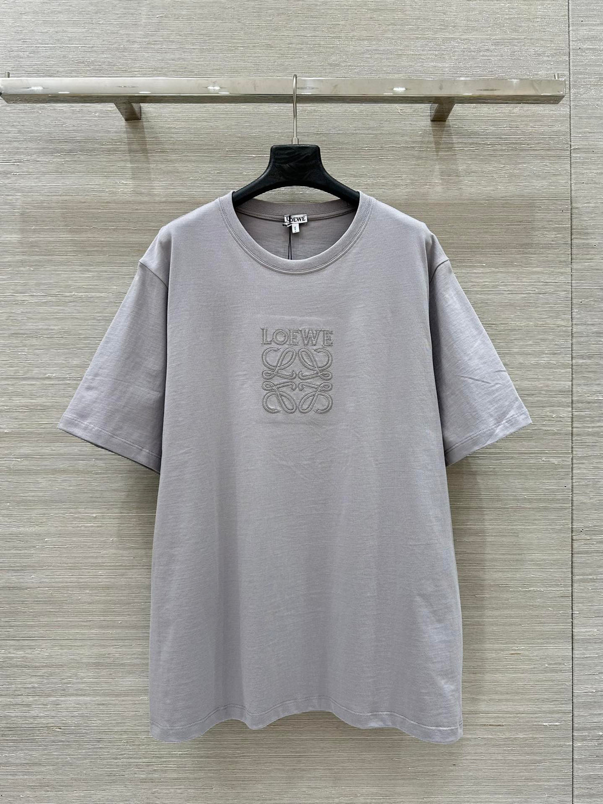 Loewe 25 Relaxed Fit T-shirt Light Grey Cotton