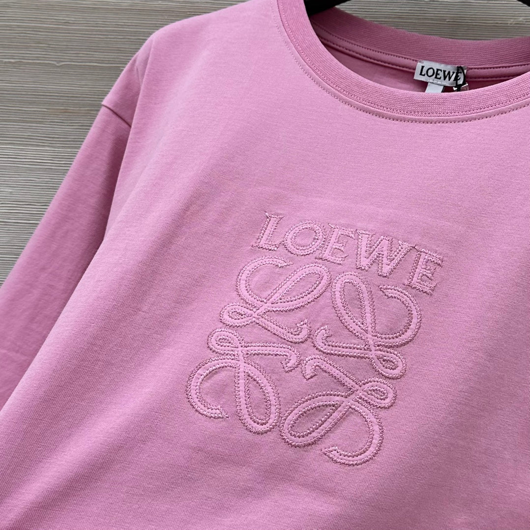Loewe 25 Relaxed Fit T-shirt Lilac Cotton