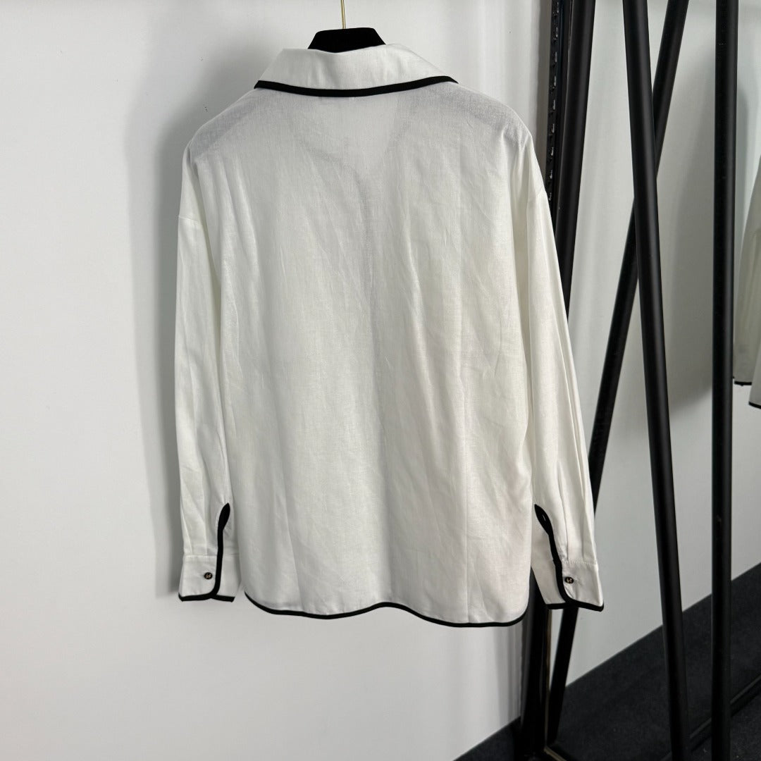 CHANEL 25S LONG-SLEEVE SHIRT STYLE 126