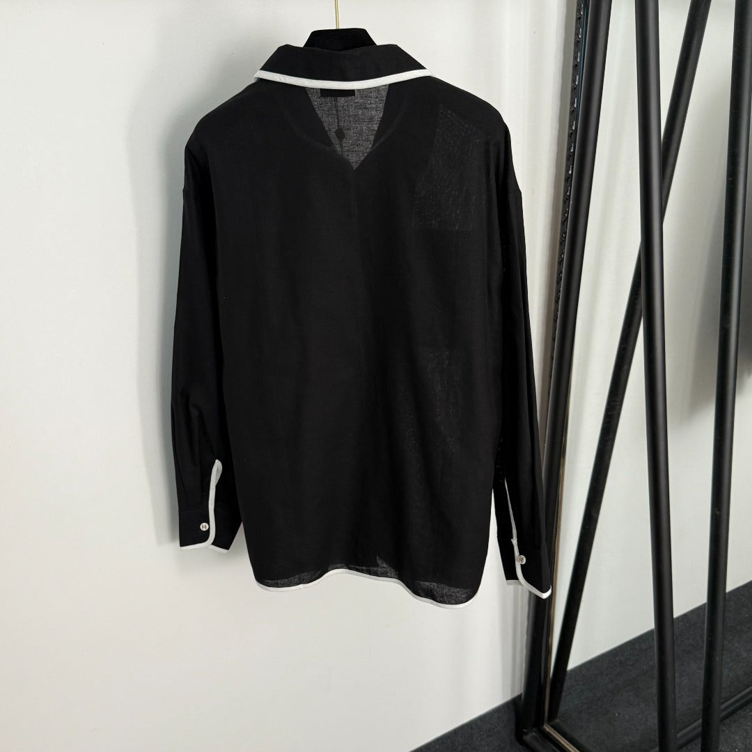 CHANEL 25S LONG-SLEEVE SHIRT STYLE 127