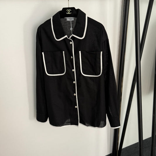 CHANEL 25S LONG-SLEEVE SHIRT STYLE 127