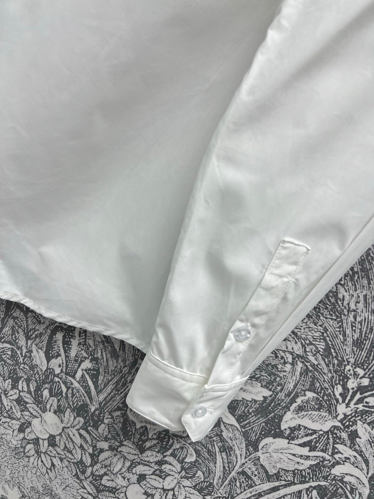 Loewe Logo Embroidered Shirt White Cotton